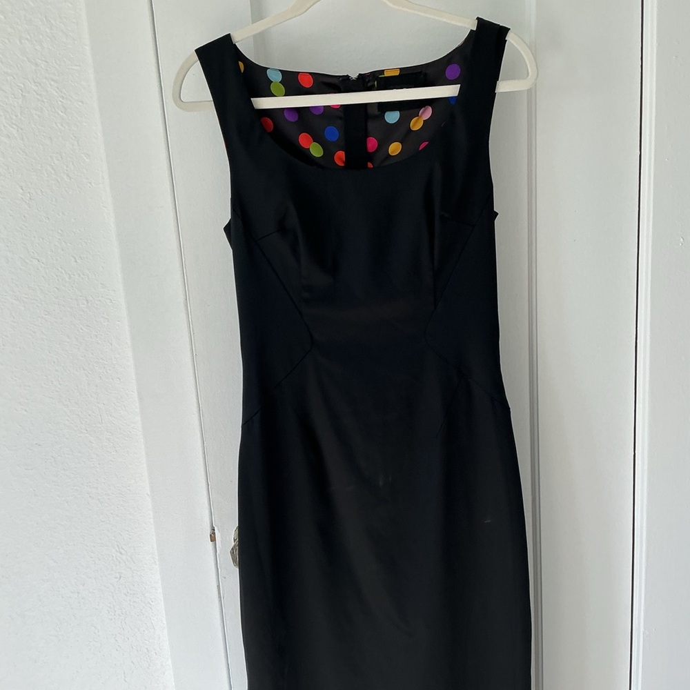 Dolce & Gabbana Black Midi Dress vintage classic LBD luxury